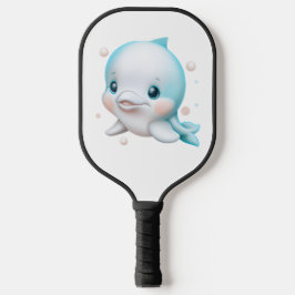 Niedlich Blue Baby Dolphin Pickleball Schläger