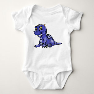 Niedlich Blue Baby Dragon Baby Strampler