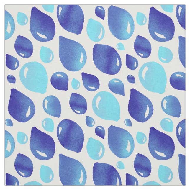 Niedlich Blue Balloon Pattern Kids Stoff (Muster)