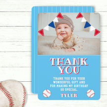 Niedlich Blue Baseball Kinder Foto Geburtstag