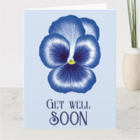 Niedlich Blue Blumen Watercolor Pansie wird gut