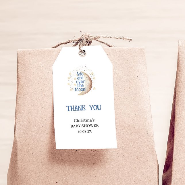 Niedlich Blue Boy Baby Dusche Geschenkanhänger (Von Creator hochgeladen)