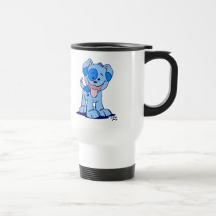 Niedlich Blue Cartoon Puppy Reisebecher