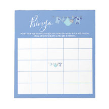 Niedlich Blue Clothesline Baby Showdusche Bingo Sp