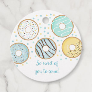 Niedlich Blue Donut Baby Sprinkle Geschenkanhänger
