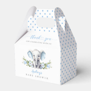 Niedlich Blue Elephant Little Peanut Baby Dusche Geschenkschachtel