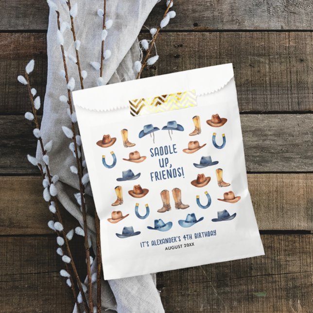 Niedlich Blue First Rodeo Reitstall Name Wasserfar Geschenktütchen (Von Creator hochgeladen)