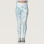 Niedlich Blue Floral Lace Einfach Leggings<br><div class="desc">Süße Imitate in Blau und Weiß zeichnen sich durch ein Muster aus,  das diese Leggings einfach schmücken lässt. Sie sind perfekt für Sie!</div>