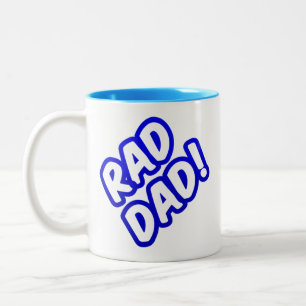 Niedlich Blue Funny Krasser Vater Zweifarbige Tasse