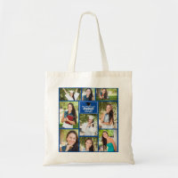 Niedlich Blue Graduate Foto Collage 2023 Abschluss