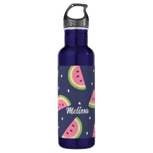 Niedlich Blue Green Watermelon Frucht Edelstahlflasche