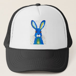 Niedlich Blue Hase Truckerkappe