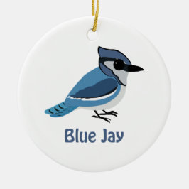 Niedlich Blue Jay Keramikornament
