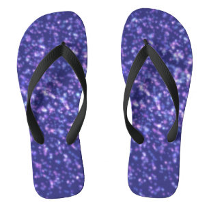 Niedlich Blue Lila Star Cosmos Flip Flops
