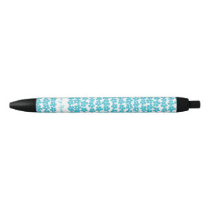Niedlich Blue Minimalistisch Daisy Muster Blumenbe Kugelschreiber