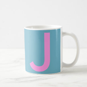 Niedlich Blue Monogram Travel Kaffeetasse