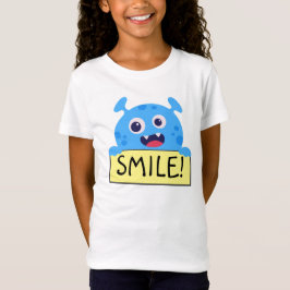 Niedlich Blue Monster Buddy T-Shirt