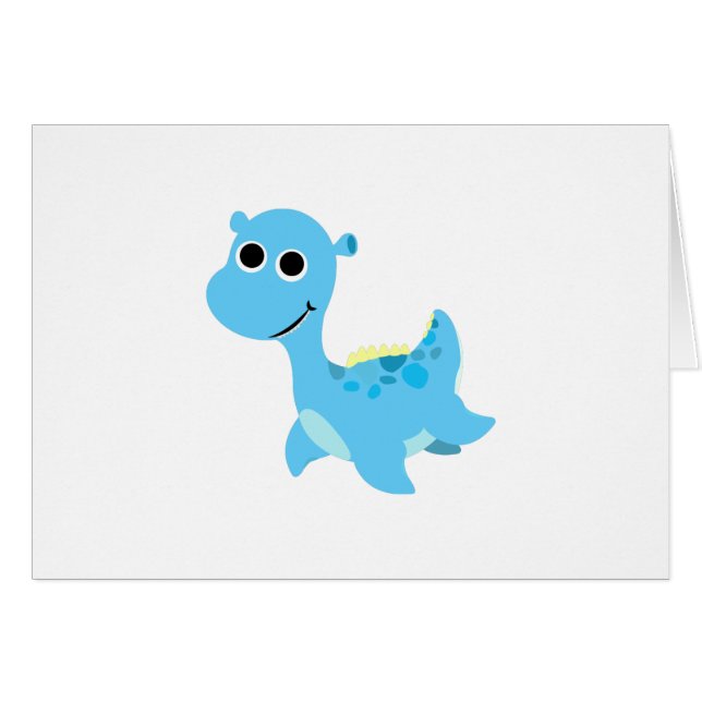 Niedlich Blue Nessie (Vorderseite (Horizontal))