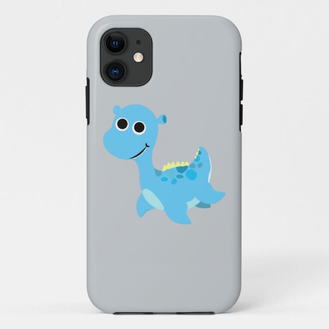 Niedlich Blue Nessie Case-Mate iPhone Hülle (Rückseite)