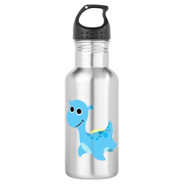 Niedlich Blue Nessie Edelstahlflasche (Vorderseite)