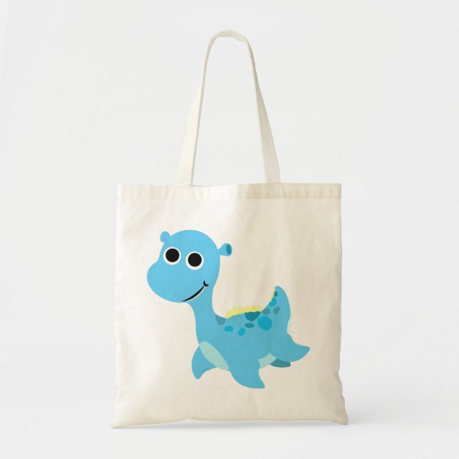 Niedlich Blue Nessie Tragetasche (Vorne)