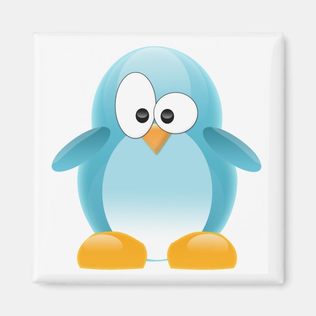 Niedlich Blue Penguin Magnet (Vorne)