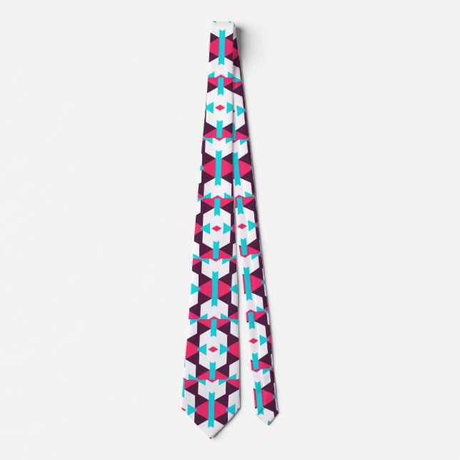 Niedlich Blue PInk Groom Style Krawatte (Vorderseite)