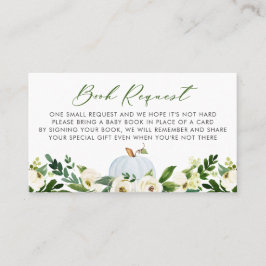 Niedlich Blue Pumpkin Baby Showcard Buchungsanfrag Platzkarte