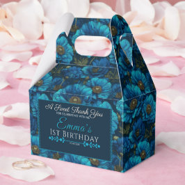 Niedlich Blue Rose Vielen Dank Geschenkschachtel