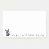 Niedlich Blue Russian Cat Personalize Notes