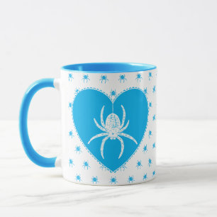 Niedlich Blue Spider Tasse