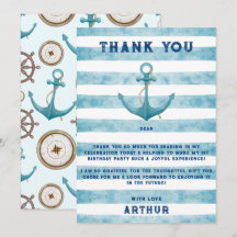 Niedlich Blue Watercolor Nautical Sailor Anchor