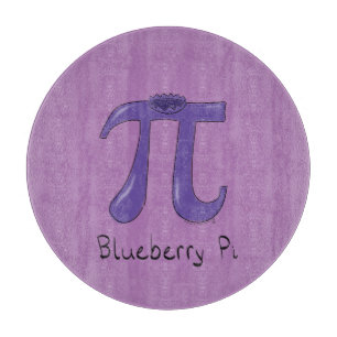 Niedlich Blueberry Pi Symbol Mathematiker Lehrer Schneidebrett