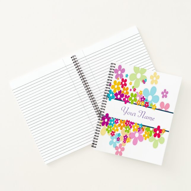 Niedlich blumenreich notizbuch (Innenseite)