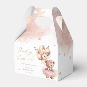 Niedlich Blush Bear Ballon Bearly Wait Baby Dusche Geschenkschachtel