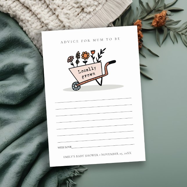 Niedlich Blush Blumenschmuck Beratung für Mum Baby Begleitkarte (Von Creator hochgeladen)