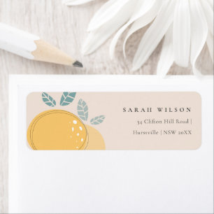 Niedlich Blush Peach Modern Lemon Frucht Fettadres