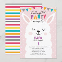 Niedlich Blush Pink Lama Fun Fiesta Geburtstagspar