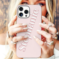 Niedlich Blush Pink Minimalistischer Individuelle