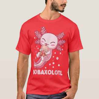 Niedlich Bobaolotl Boba Tea Blase Milk Kawaii Aolo T-Shirt