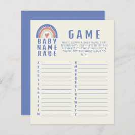 Niedlich Boho Baby Name Race Baby Showspiel