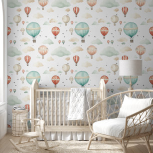 Niedlich Boho Balloon Pattern Baby Kinderzimmer Tapete