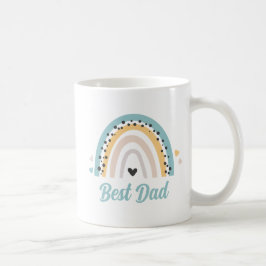Niedlich Boho Chic Blue Rainbow Individuelle Name  Kaffeetasse