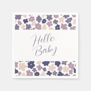 Niedlich Boho Daisy Baby Shower Serviette
