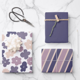 Niedlich Boho Daisy Mix n Match Baby Dusche Geschenkpapier Set