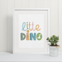 Niedlich Boho Little Dinosaurier Text Kinderzimmer