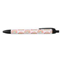 Niedlich Boho Regenbogen mit Watercolor Pink Flora