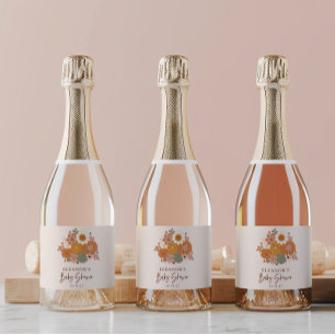 Niedlich Boho Retro Floral Baby Dusche Individuell