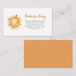 Niedlich Boho Sun Baby Showbuchanfrage Begleitkarte