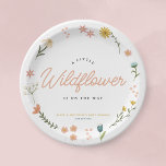 Niedlich Boho Wildblume Floral Girls Babydusche Pappteller<br><div class="desc">Diese niedliche und skurrile Babydusche Papiertafel mit boho Wildblume Naturdarstellungen. Die Platte erlaubt auch die Anpassung,  und Sie können einfach den Namen der Eltern und das Datum des Party in einem eleganten Skript hinzufügen. Das perfekte helle und schicke Design für Ihre nächste Babydusche.</div>